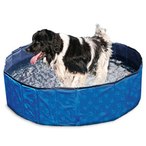 Karlie Flamingo DOGGY POOL Swimmingpool f�r Hunde - Blau gemustert - 160 cm