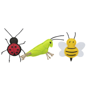 Trixie Insekten aus Filz mit Catnip