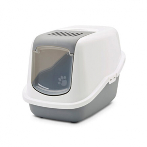 Savic Katzentoilette Nestor - wei�/grau