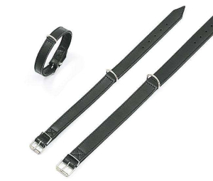 Karlie RONDO Halsband gen�ht - Schwarz - 32 mm, 70 cm