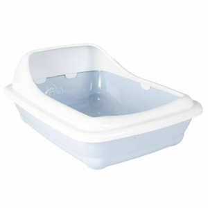 Duvoplus Katzentoilette Birba mit Rand - Azzuro - L - 56 x 39 x 21,5cm