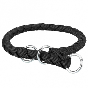 Trixie Cavo Zug-Stopp-Halsband - schwarz - 39-45 cm/� 12 mm