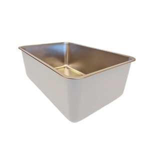 QUAPAS! Edelstahl-Katzentoilette - wei�