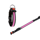 Karlie Flamingo oLED Halsband mit USB Ladeger�t - Pink - 58,5 - 65 cm