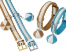 Karlie COTTAGE LINE Halsband - Blau-Wei - 30 cm