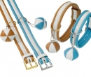 Karlie COTTAGE LINE Halsband - Blau-Wei - 65 cm