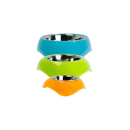 Pawise Edelstahlnapf mit Kunststoffhalter - 750 ml / Gr�n