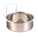 Trixie Edelstahlnapf mit Halter - 150 ml