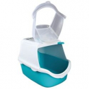 Trixie Katzentoilette Vico Easy Clean - trkis/wei