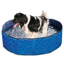 Karlie Flamingo DOGGY POOL Swimmingpool f�r Hunde - Blau gemustert - 120 cm