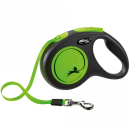 Flexi New Classic Neon Gurt-Roll-Leine - M / Gr�n