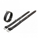 Karlie Rondo Halsband mit Ring f�r Adresstube - Schwarz - 70cm/40mm