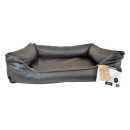 Lebon Hundebett Bruno - Schwarz - 80x60cm