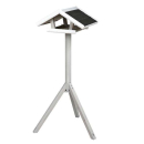 Trixie Futterhaus mit St�nder - grau-wei�