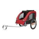Trixie Fahrrad-Anh�nger - rot/schwarz - M
