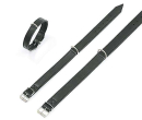 Karlie RONDO Halsband gen�ht - Schwarz - 32 mm, 70 cm