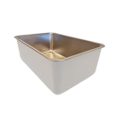 QUAPAS! Edelstahl-Katzentoilette - wei�