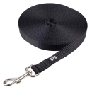 Duvoplus EXPLOR Trackingleine Classic flach - schwarz - 5m/20mm