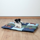 Trixie Patchwork-Decke - blau/grn, 80 x 55 cm